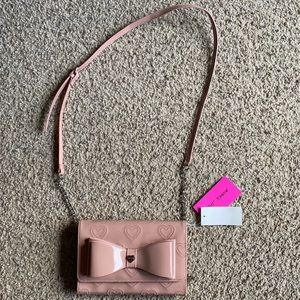 Blush Colored Betsey Johnson Crossbody Purse